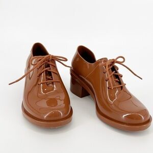 Melissa Dubrovka Classic Jelly Oxford In Brown Size 6